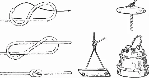 Рис 3 Восьмерка Стивидорный узелрис 4 Как и восьмерка этот узел - фото 5
