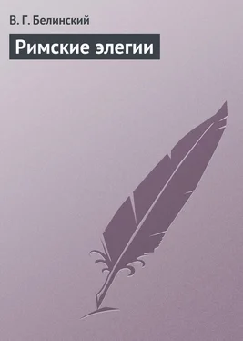 Виссарион Белинский Римские элегии обложка книги