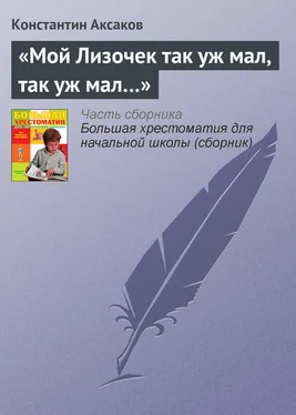 Константин Аксаков «Мой Лизочек так уж мал, так уж мал…» обложка книги