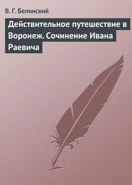 Виссарион Белинский Действительное путешествие в Воронеж. Сочинение Ивана Раевича обложка книги