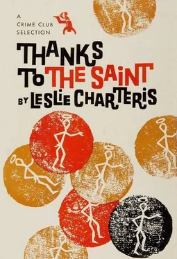 Leslie Charteris Thanks to the Saint обложка книги