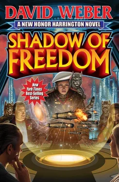 David Weber Shadow of Freedom обложка книги