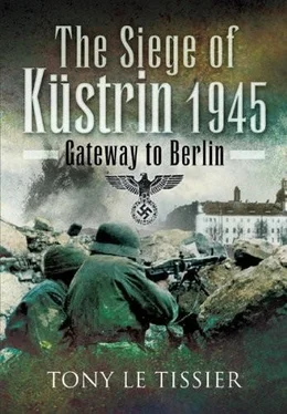 Tony Le Tissier Siege of Küstrin, 1945 обложка книги