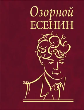 Сергей Есенин Озорной Есенин обложка книги