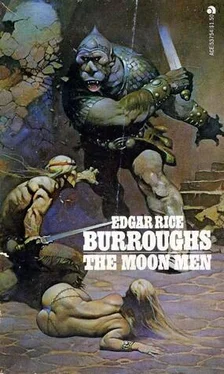 Edgar Burroughs The Moon Men обложка книги