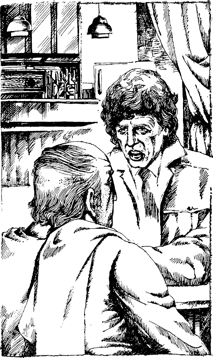 Бармен расхаживал по залу задергивая малиновые занавески на окнах Бонни вряд - фото 29