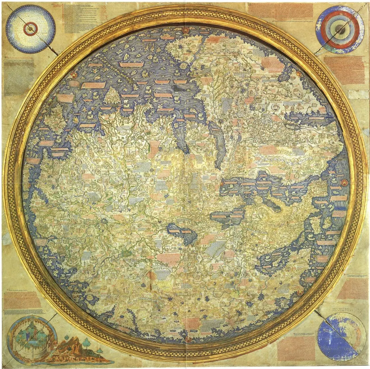 Рис22 Карта Фра Мауро 1459 г Мужские и женские военизированные кочующие - фото 22