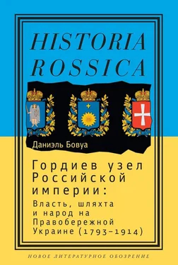 Даниэль Бовуа Гордиев узел Российской империи. Власть, шляхта и народ на Правобережной Украине (1793-1914) обложка книги