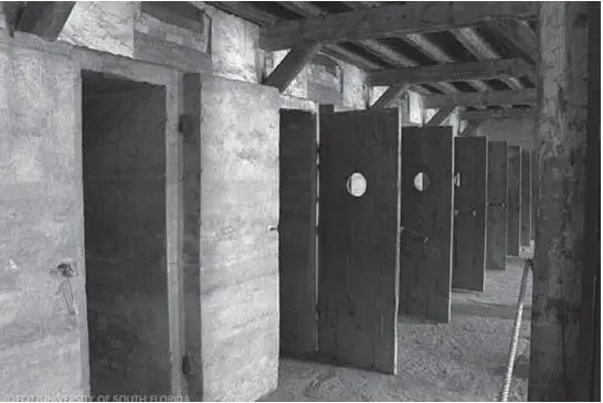 The outlines of the demolished crematorium The prison building from which - фото 31