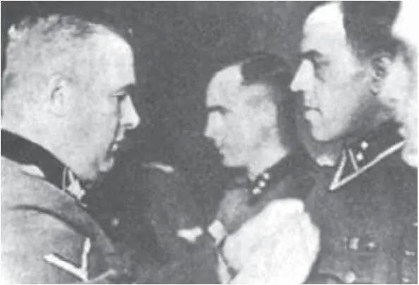 Globočnik honours Hackenholt with the Iron Cross Trieste 1944 San Sabba - фото 37