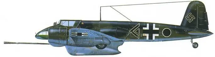 Hs 129В3 из 9й штурмовой авиагруппы пилот Бруно Мейер Польша зима - фото 158