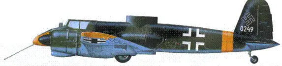 Hs 129B2 0249 вооруженный противотанковой ракетной установкой SG 113А 1944 - фото 173
