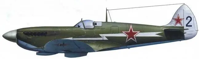 Спитфайр Mk IXE серийный неизвестен летчик подполковник Василий - фото 118