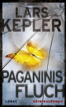 Lars Kepler Paganinis Fluch обложка книги