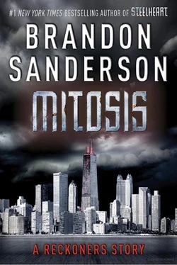 Brandon Sanderson Mitosis: A Reckoners Story обложка книги