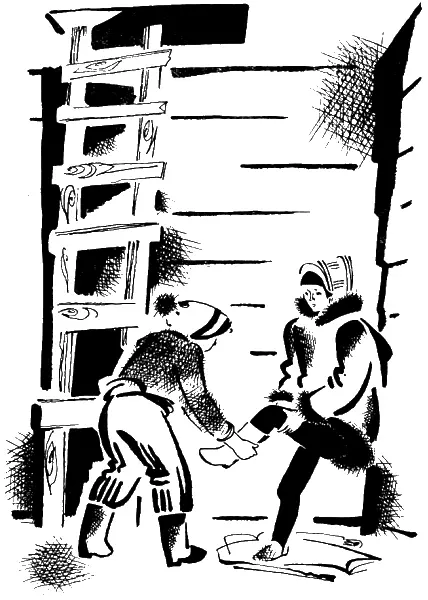 Чтоб было куда стать голыми ногами пояснила она принимаясь стаскивать с - фото 8