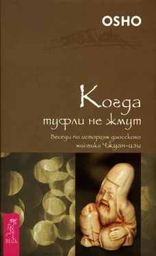 Бхагаван Раджниш (Ошо) Когда туфли не жмут. Беседы по историям даосского мистика Чжуан-цзы обложка книги