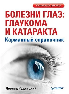 Леонид Рудницкий Болезни глаз: глаукома и катаракта. Карманный справочник обложка книги