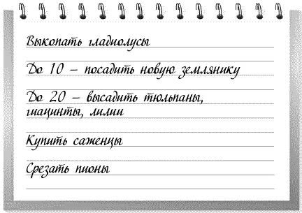 Выкопать гладиолусы До 10 посадить новую землянику До 20 высадить - фото 8