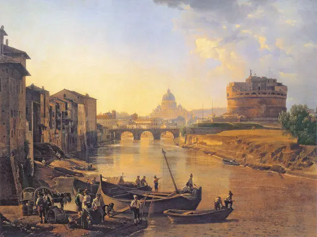 Новый Рим Замок св Ангела 1824 Государственная Третьяковская галерея - фото 25