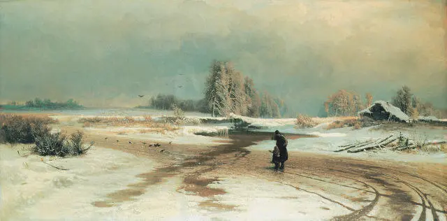 Оттепель 1871 Государственная Третьяковская галерея Москва Маковский - фото 55