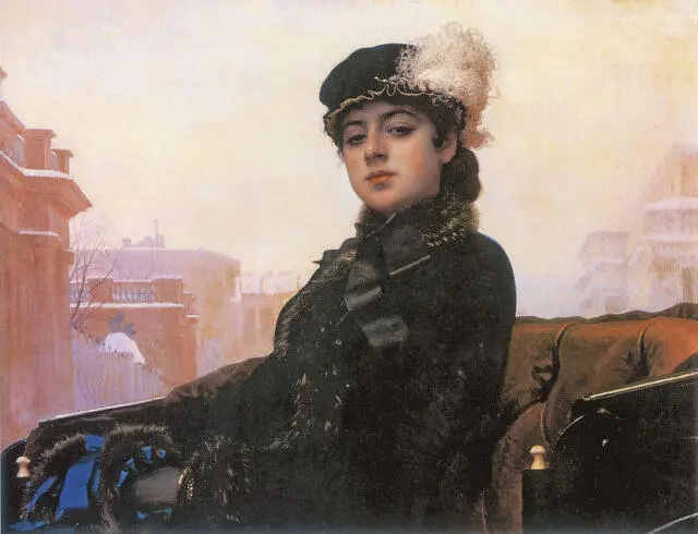 Неизвестная 1883 Государственная Третьяковская галерея Москва Ярошенко - фото 58