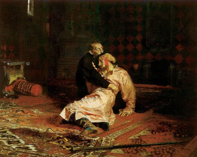 Иван Грозный и сын его Иван 16 ноября 1581 года 1885 Государственная - фото 67