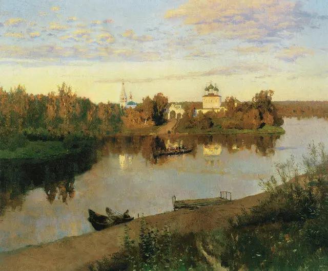 Вечерний звон 1892 Государственная Третьяковская галерея Москва Над вечным - фото 88