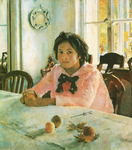 Девочка с персиками 1887 Государственная Третьяковская галерея Москва - фото 105