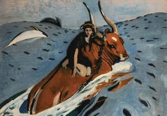 Похищение Европы 1910 Холст темпера Государственная Третьяковская галерея - фото 107