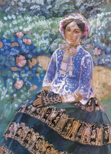 Женщина в голубом платье 1905 Национальная картинная галерея Армеши Ереван - фото 120
