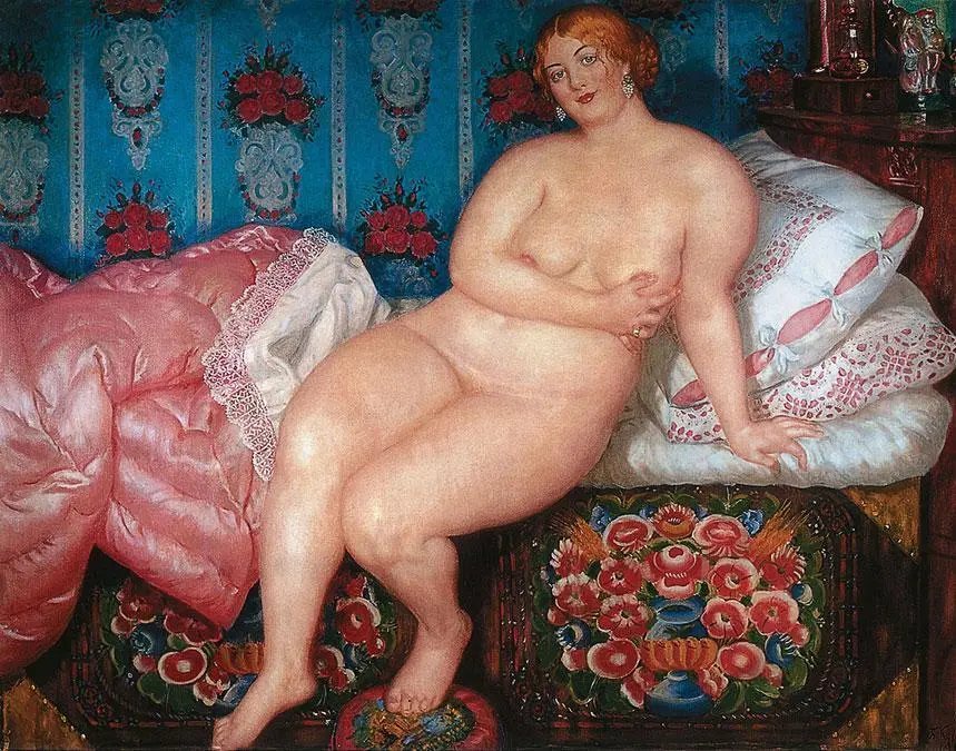 Серебрякова Зинаида Евгеньевна 18841967 За туалетом Автопортрет 1909 - фото 149