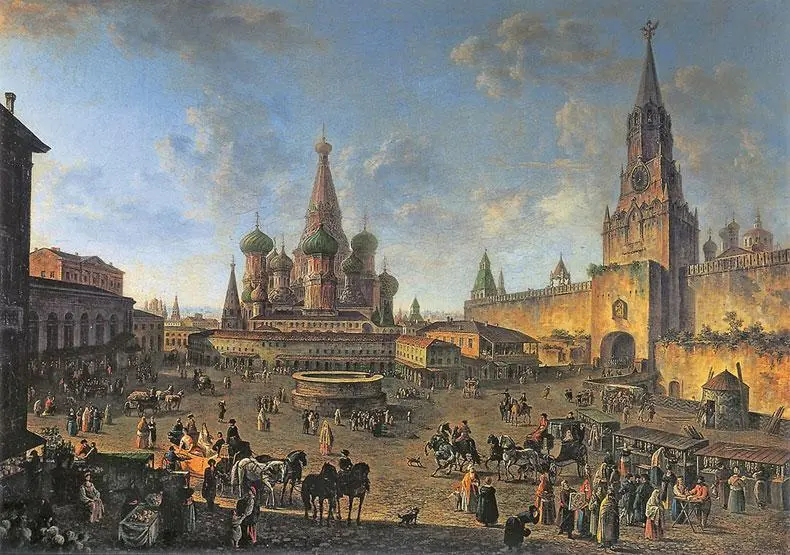 Вид на Московский Кремль со стороны Каменного моста Между 1800 и 1810 - фото 26