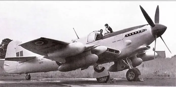 Файрфлай FR4 TW692 в 1948 году использовавшийся Фэйри для испытаний в - фото 106