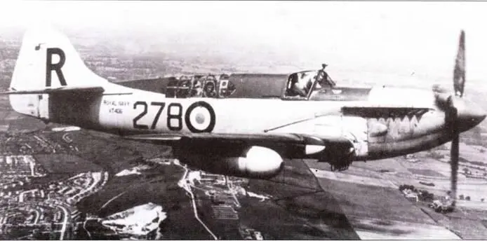 Файрфлай FR5 VT406 был построен в 1948 году использовался 703й эскадрильей - фото 127