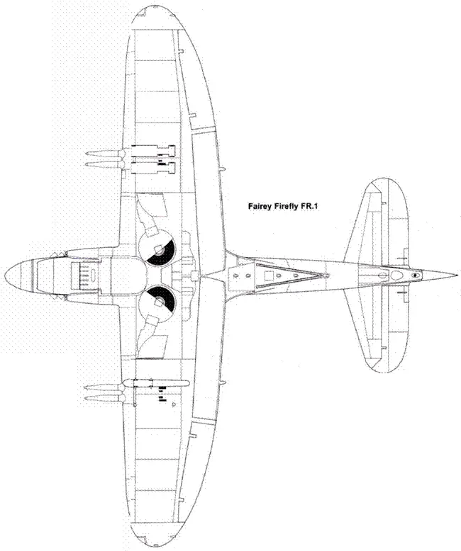 Fairey Firefly FR1 Fairey Firefly AS1 Port side vie Fairey Firefly TT1 - фото 93