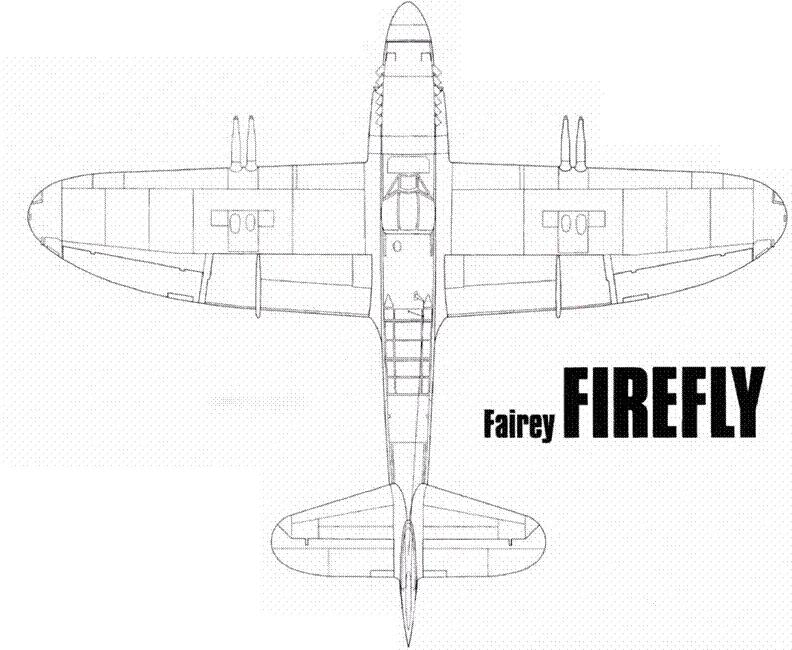 Fairey Firefly FR1 Fairey Firefly AS1 Port side vie Fairey Firefly TT1 - фото 94