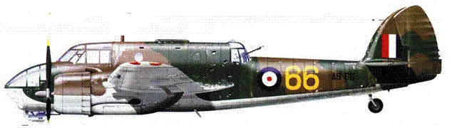 MkV А466 66 le OUT RAAF 1943 год Камуфляж по схеме А верхние поверхности - фото 116