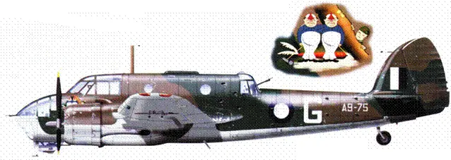 Бристоль Бофорт Mk VI А975 G из 6го OUT Новра Новый Южный Уэльс - фото 120