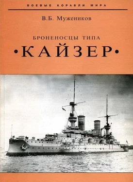 Валерий Мужеников Броненосцы типа «Кайзер» обложка книги