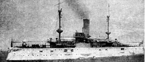 Броненосец Техас в 1900 вверху и в 1909 гг По данным на 1906 г длина - фото 17