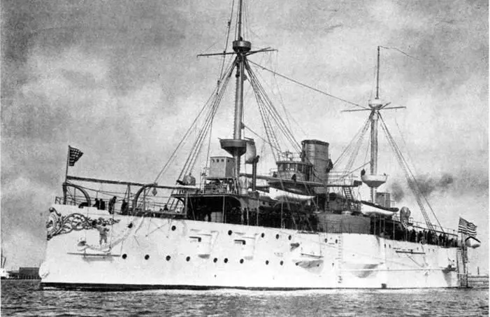Гибель Мэна в 1898 г на рейде Гаваны вверху Броненосец Техас Фото начала - фото 71