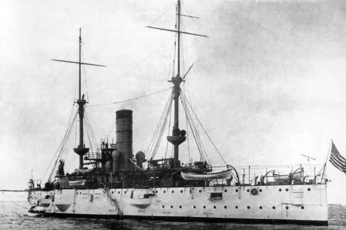 Броненосец Техас Оба фото начала 1900х гг Броненосец Индиана Оба - фото 75