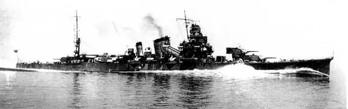 Тяжелый крейсер Фурутака на 329узловой скорости 9 июня 1939 г - фото 79