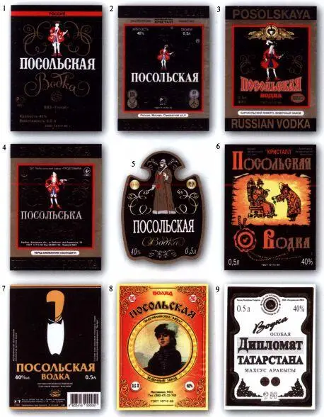 1 Классическая этикетка Посольской 27 Постсоветские этикетки в том - фото 17