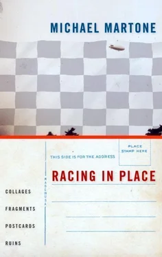 Michael Martone Racing in Place: Collages, Fragments, Postcards, Ruins обложка книги