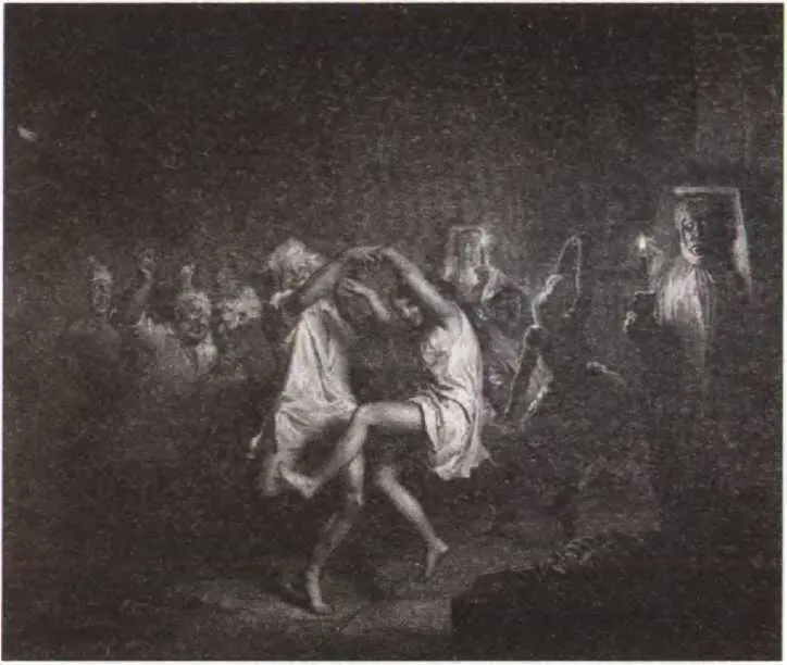Танец мертвецов Иллюстрация Джона Райта 1842 к поэме Роберта Бернса Тэм - фото 12