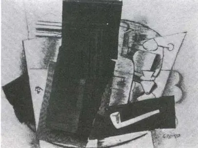 30 Braque Bottle Glass and Pipe 1913 2 By the materials used Apart from - фото 31
