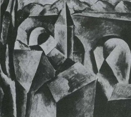 40 Picasso Landscape with Bridge 1908 41 Braque Houses at Estaque 1908 - фото 41