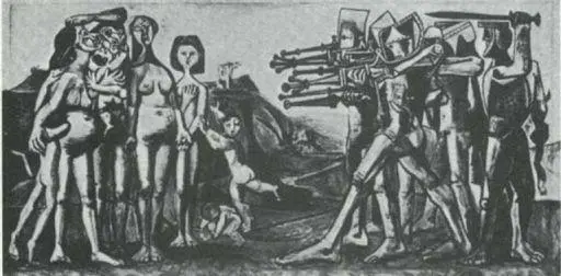 67 Picasso Massacre in Korea 1951 In 1952 Picasso painted one of his last - фото 68